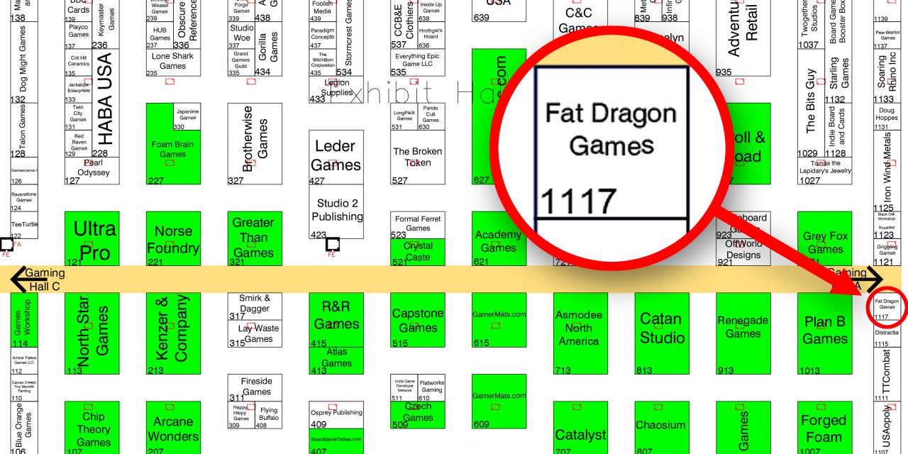 Origins Game Fair 2018 Fat Dragon Games