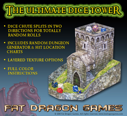 Docsmagic.de Dice Tower Würfelturm Dragon Castle Battleground Elven