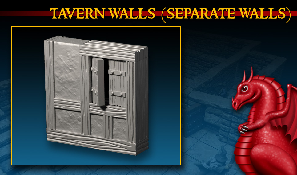 DRAGONLOCK™ Ultimate: Tavern Walls (Separate Walls)