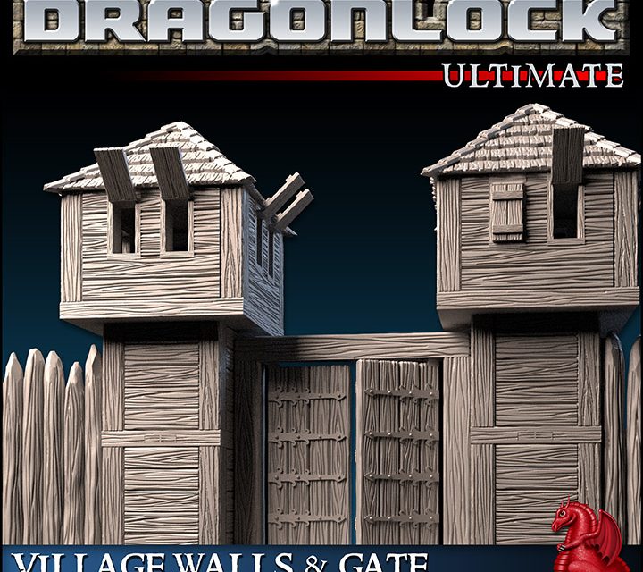 DRAGONLOCK™ Ultimate: Village Walls & Gate FDG0189