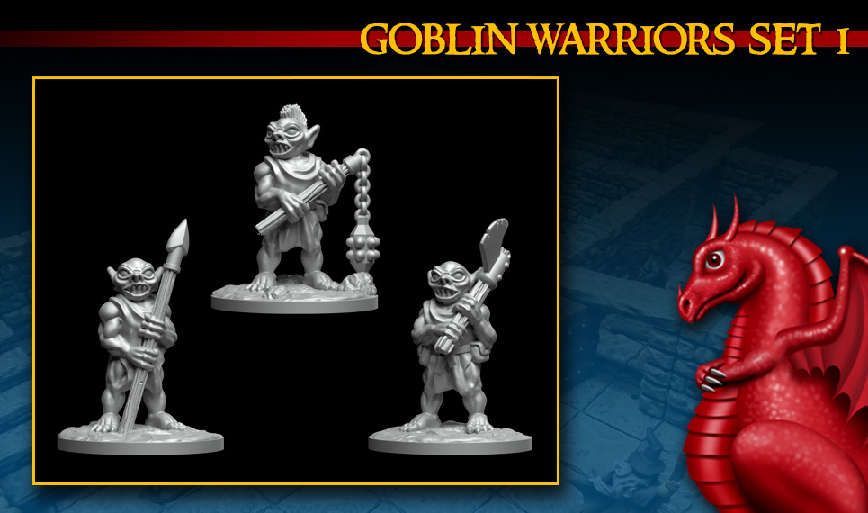 DRAGONLOCK™ Miniatures: Goblin Warriors Set 1 FDG0240