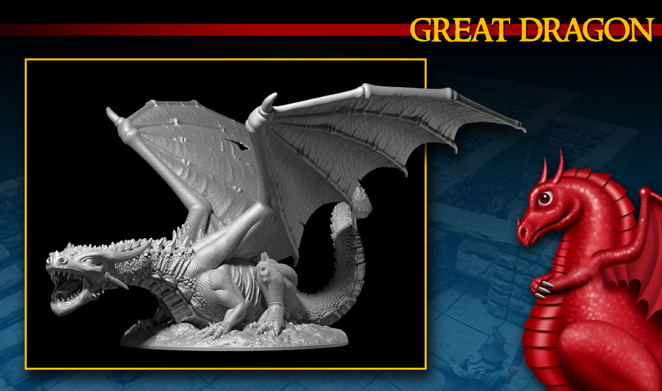 DRAGONLOCK™ Miniatures: Great Dragon FDG0245