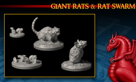 DRAGONLOCK MINIATURES: Giant Rats & Rat Swarm FDG0268