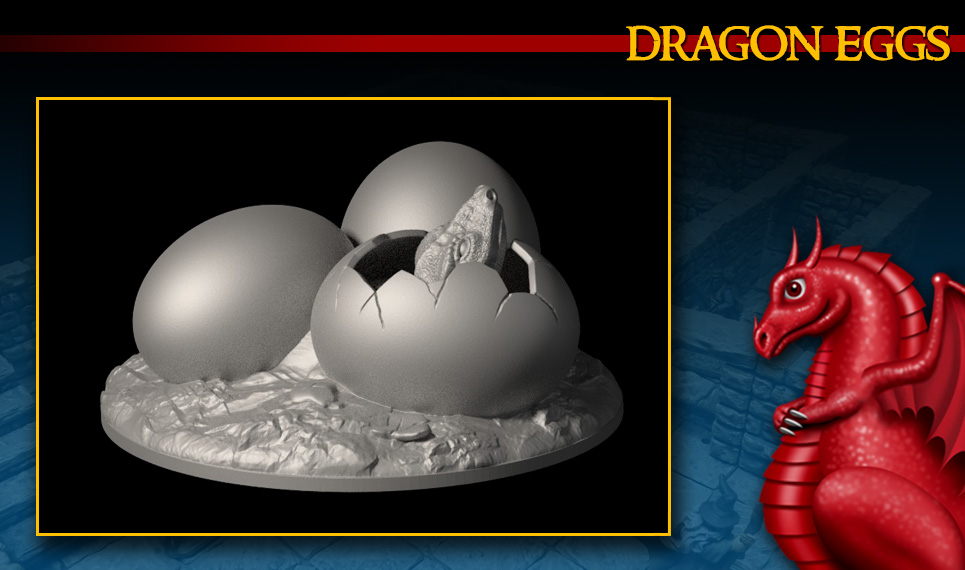 DRAGONLOCK Miniatures: Dragon Eggs FDG0272