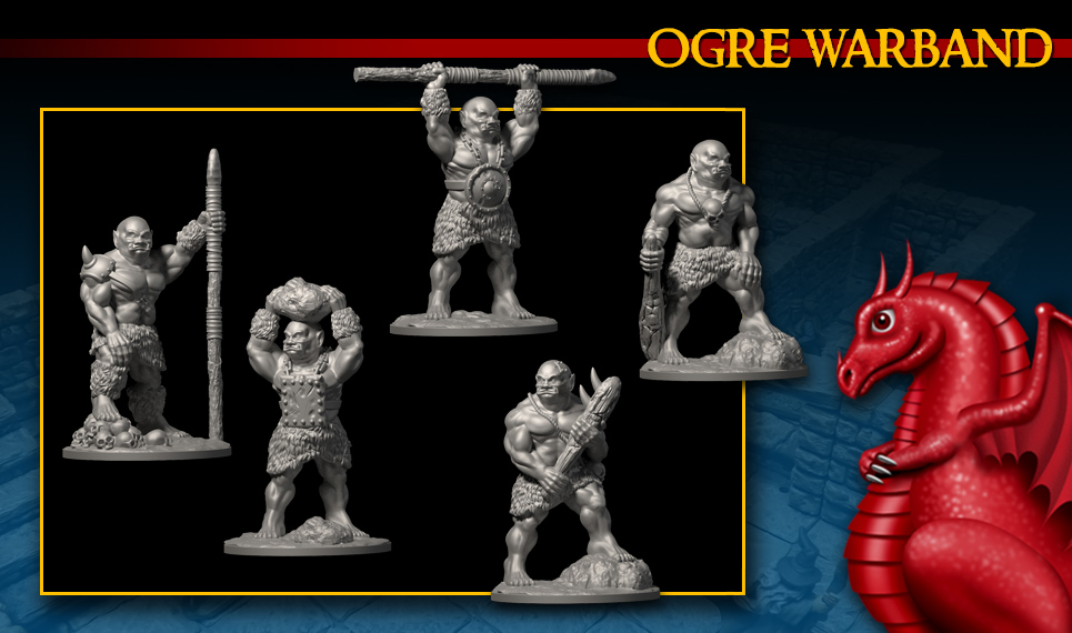 DRAGONLOCK Miniatures: Ogre Warband FDG0274