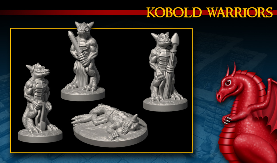 DRAGONLOCK Miniatures: Kobold Warriors FDG0276