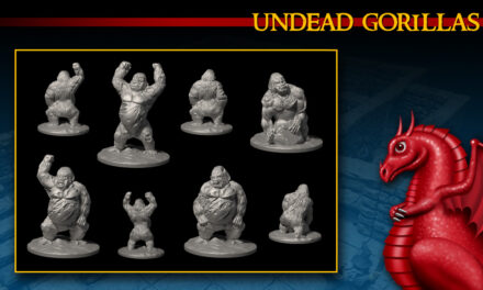 DRAGONLOCK Miniatures: Undead Gorillas FDG0303