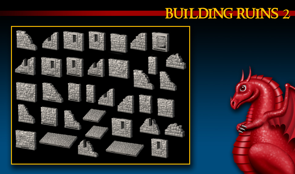 DRAGONLOCK: Dragonshire Building Ruins 2 FDG0306
