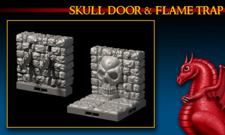DRAGONLOCK: Dungeon Skull Door & Flame Trap FDG0339