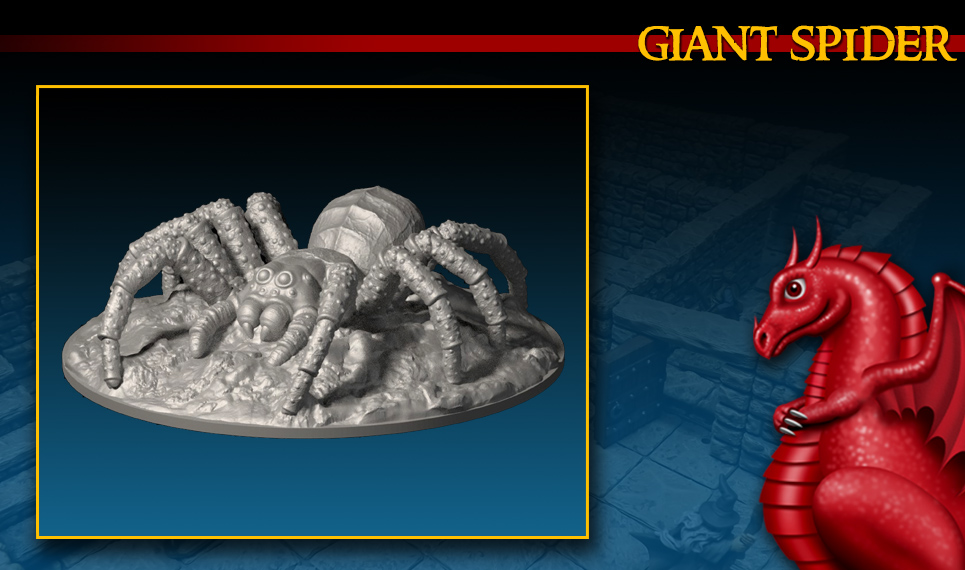 DRAGONLOCK Miniatures: Giant Spider