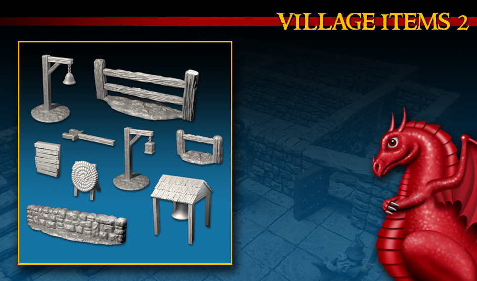 DRAGONLOCK™ Ultimate: Village Items 2 FDG0215