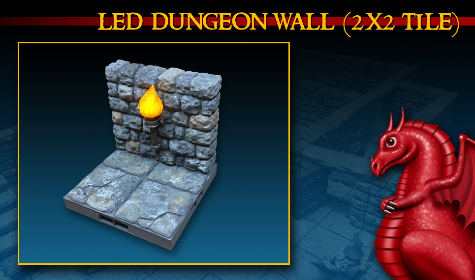 LED Dungeon Wall (2×2 tile) FDG0250